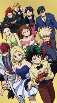 ai character: MHA social dance  background