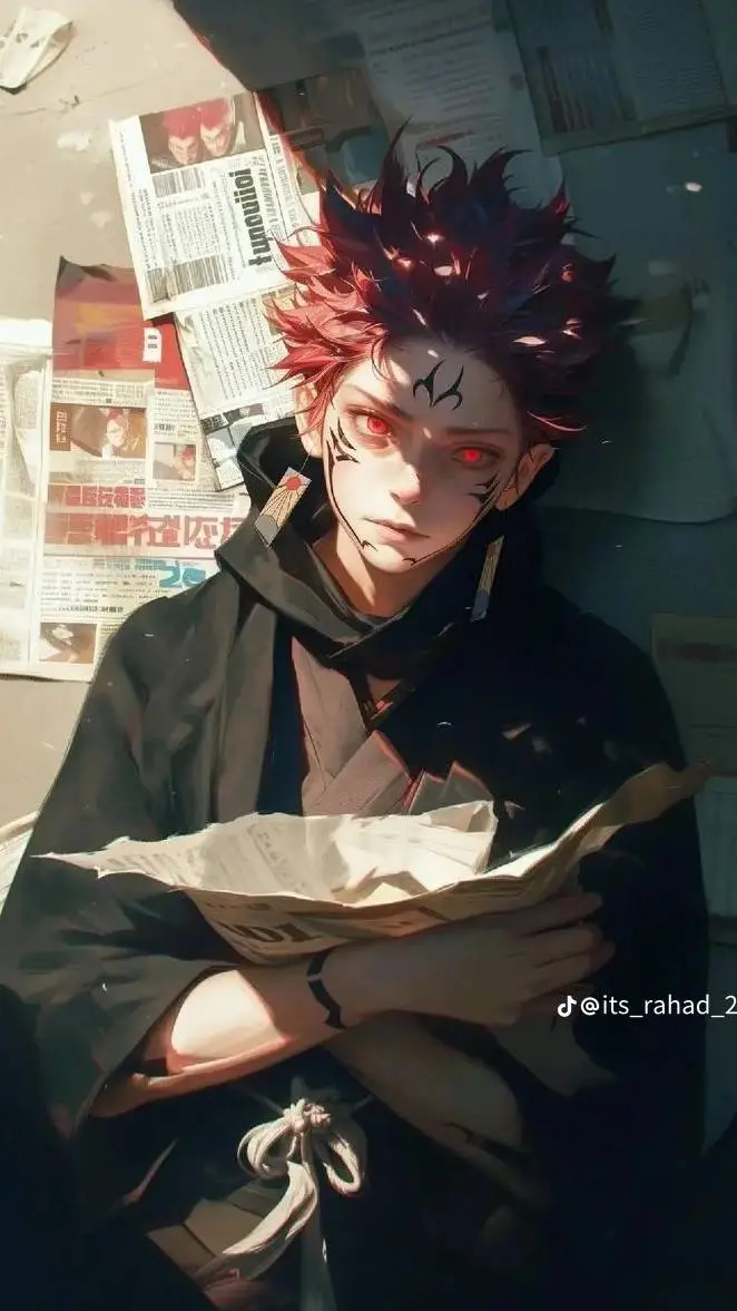 ai character: SUKUNA background