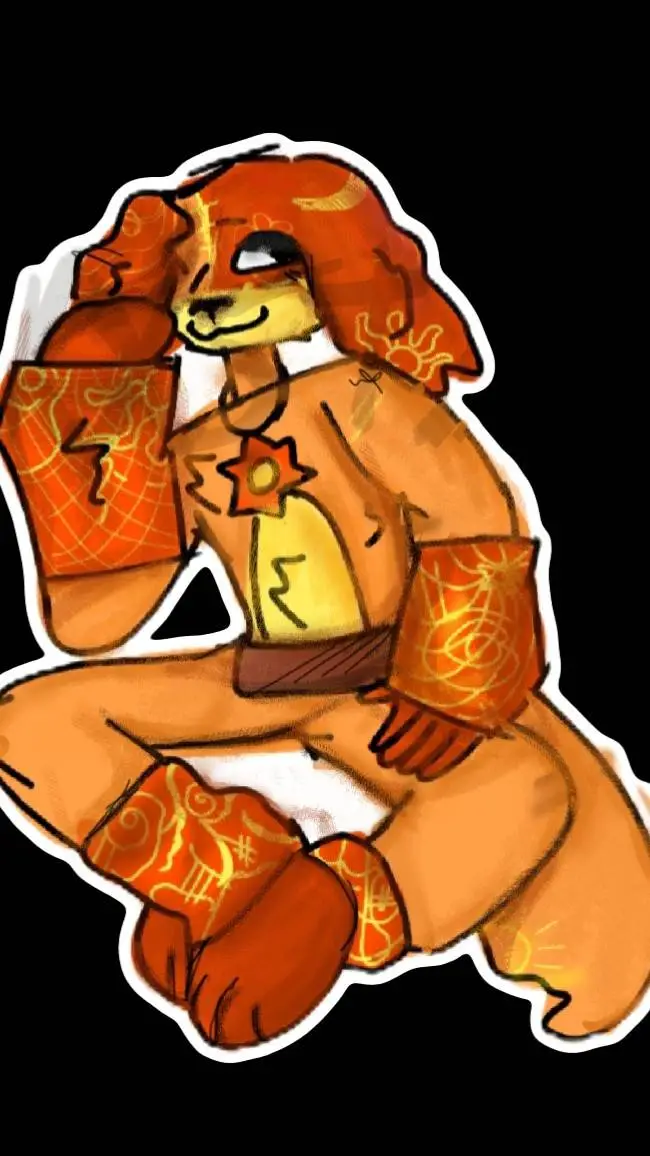 ai character: useless dog background