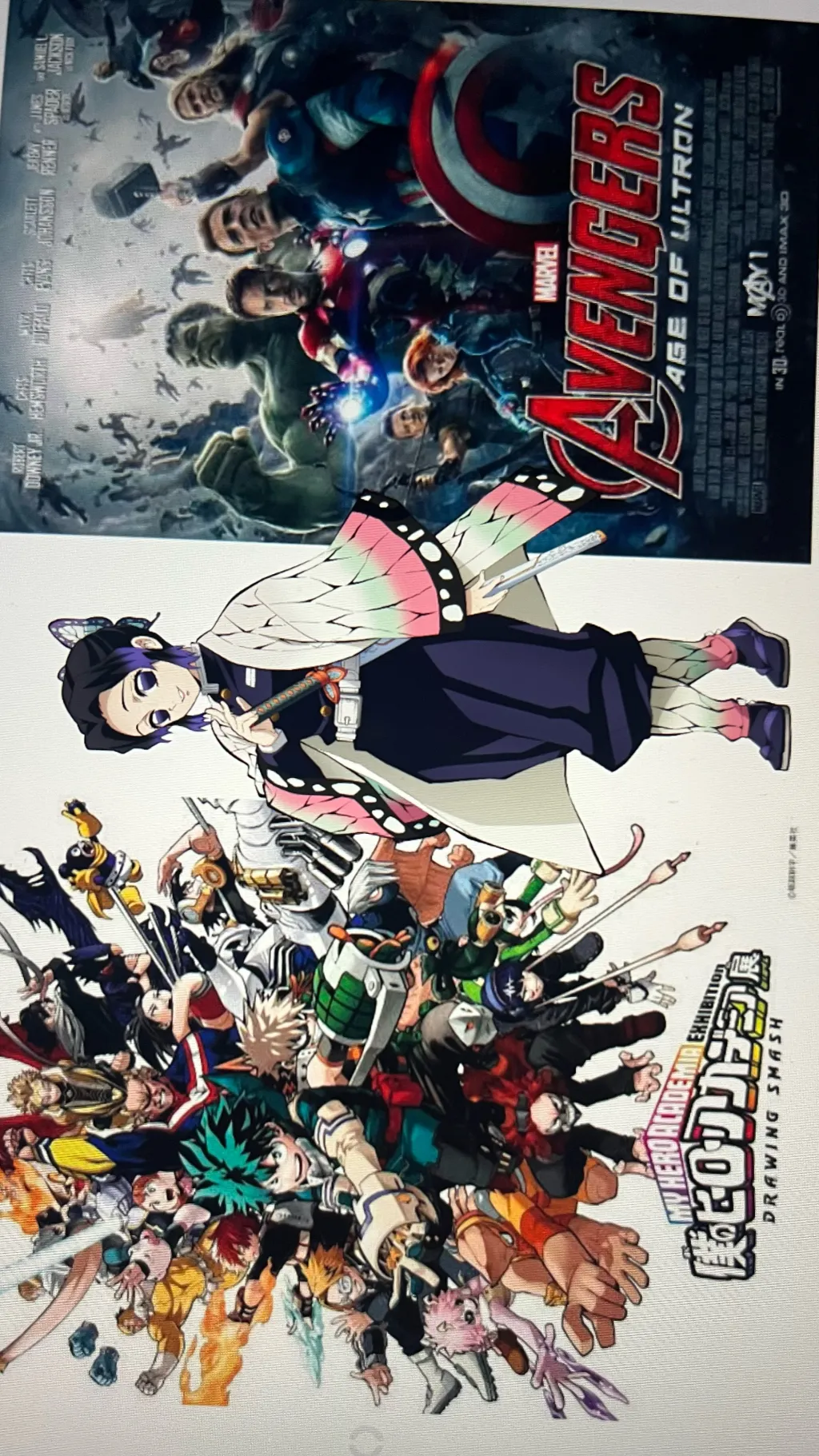 ai character: AvengersMHAshinobu background