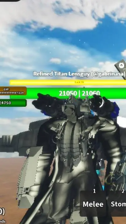 ai character: titan camera man background