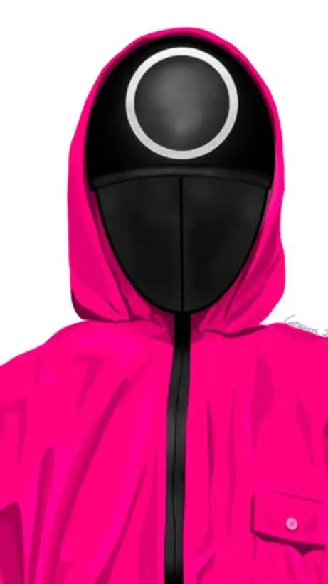 ai character: squid game guard background
