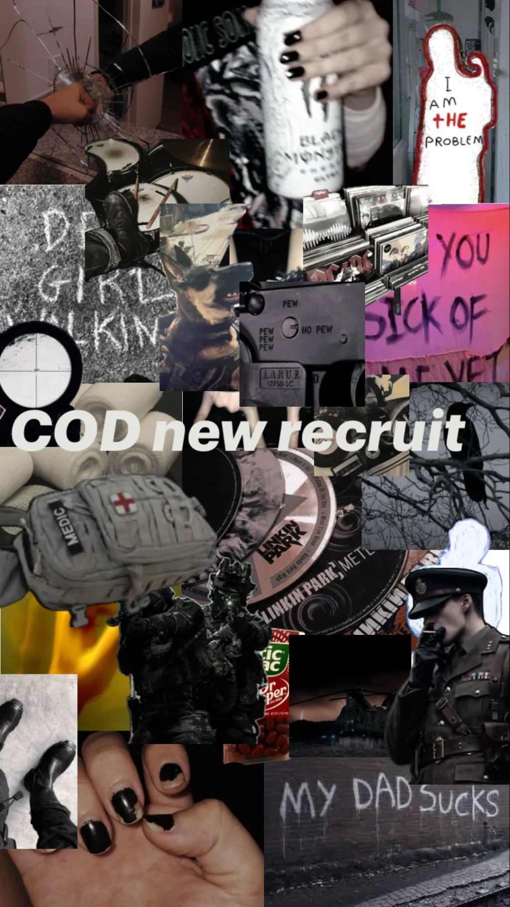 ai character: Cod new recruit  background