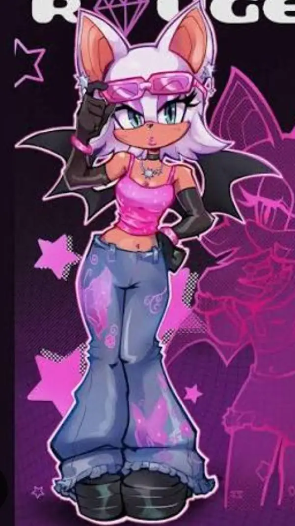 ai character: Rouge The Bat background