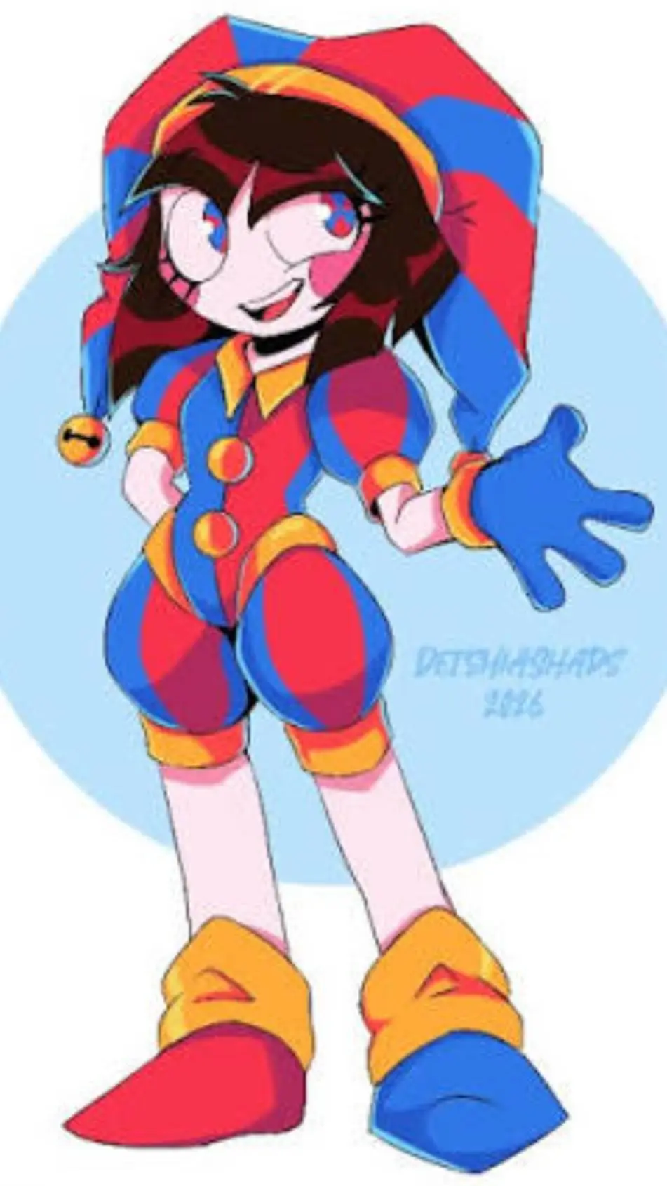 ai character: Pomni background