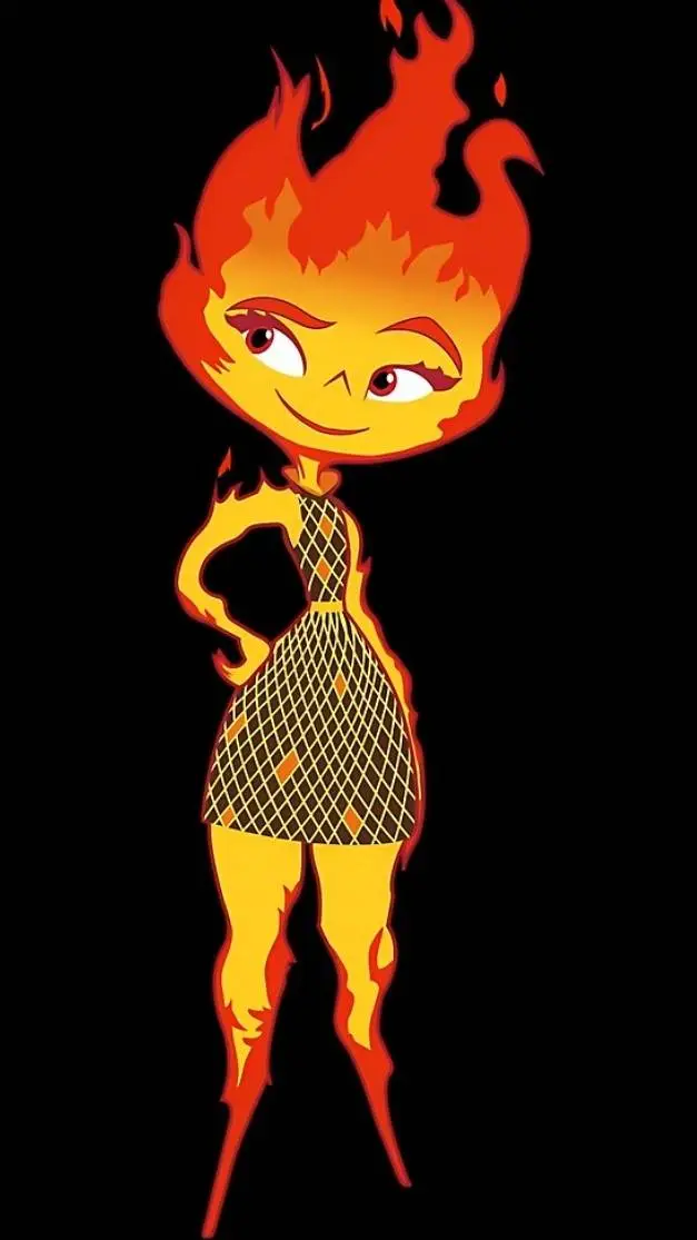 ai character: Ember Lumen background