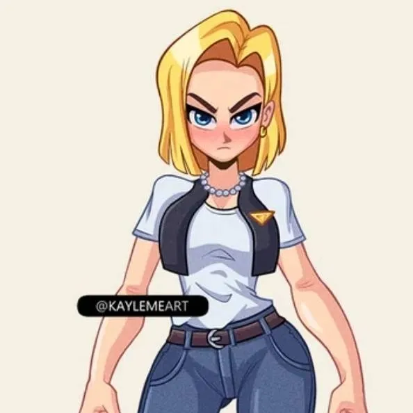 chat with ai character: Android 18