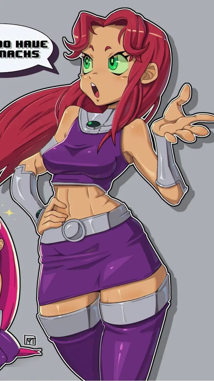 ai character: Starfire background
