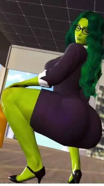 ai character: She hulk background