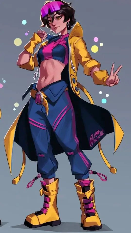 ai character: Jubilee background