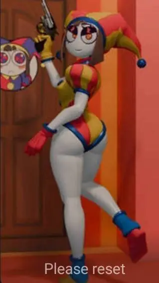 ai character: Evil Pomni background