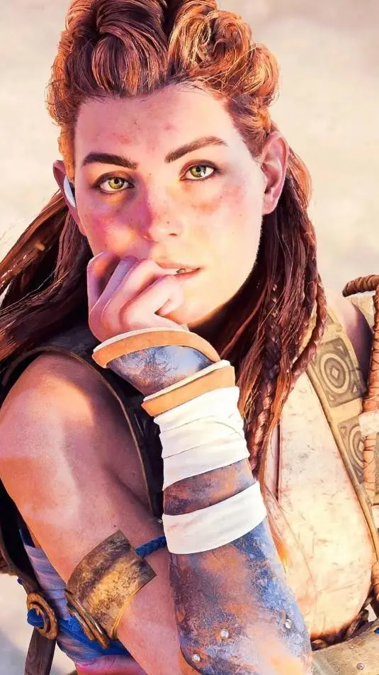 ai character: Aloy background