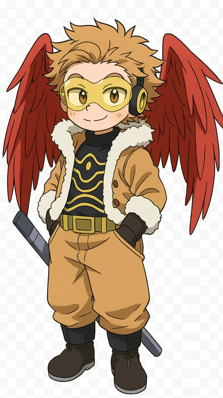 ai character: baby hawks background