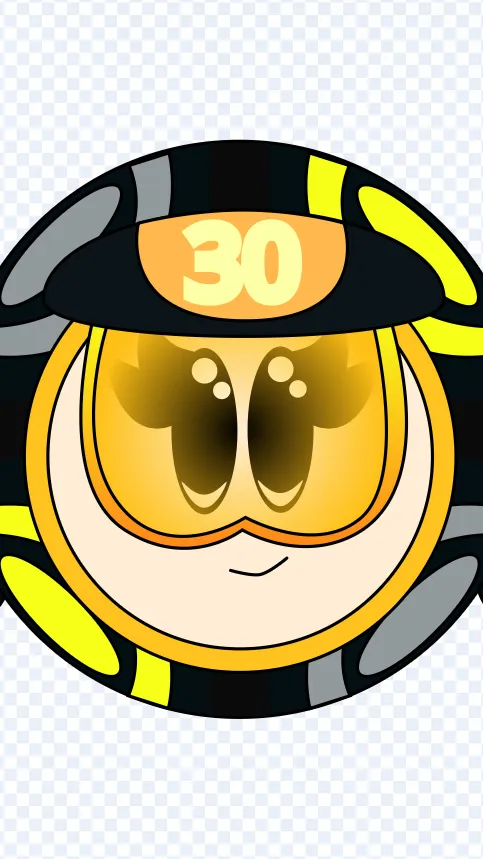 ai character: Submarine Face background