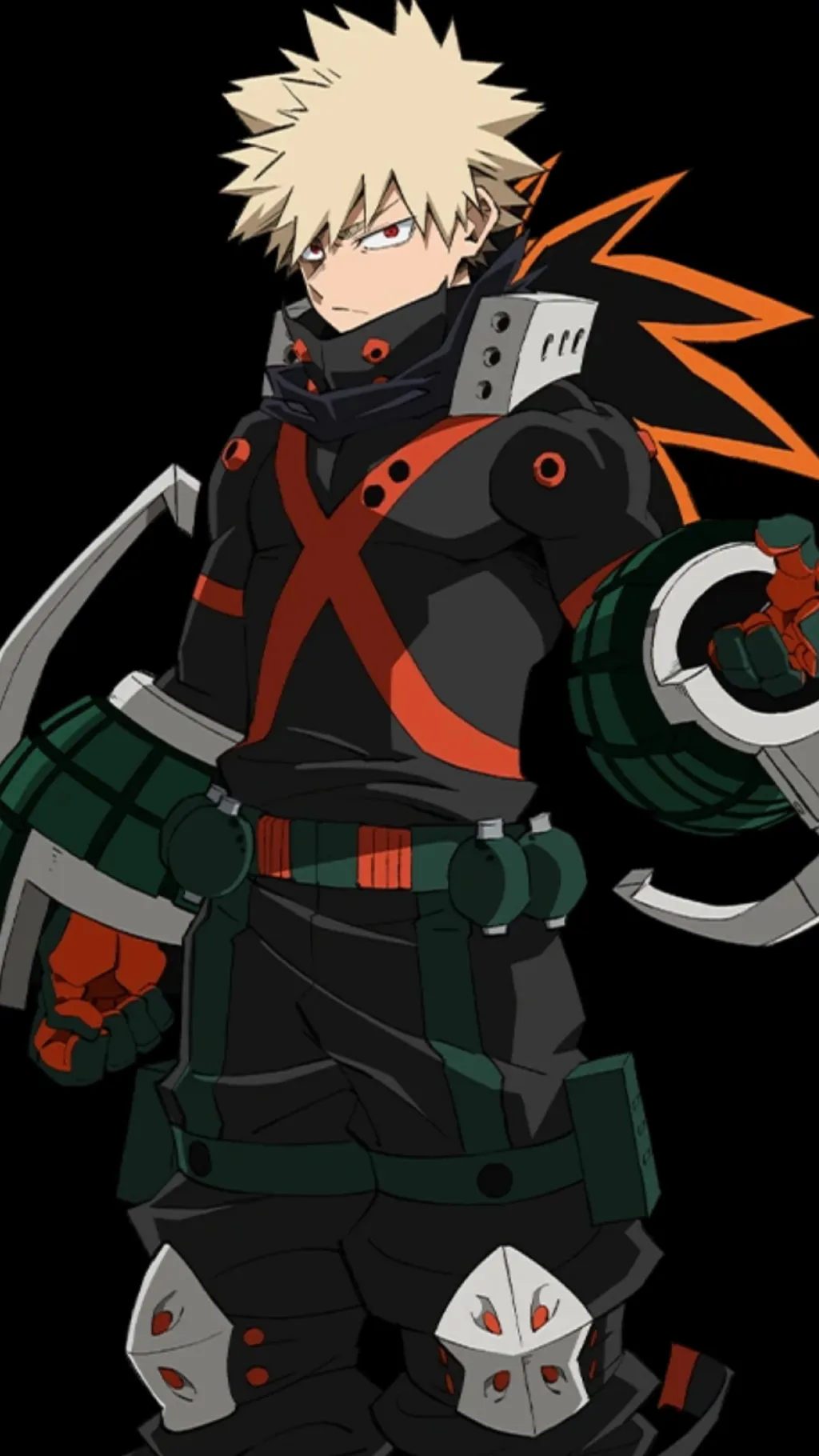 ai character: Katsuki Bakugo background