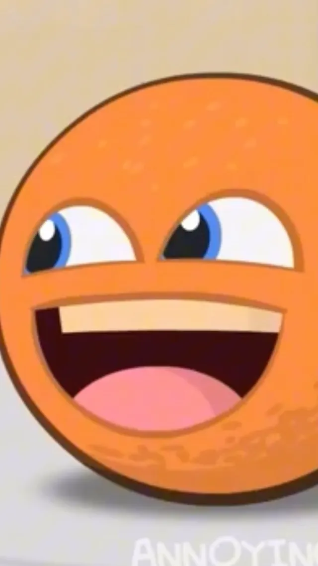 ai character: Annoying Orange background