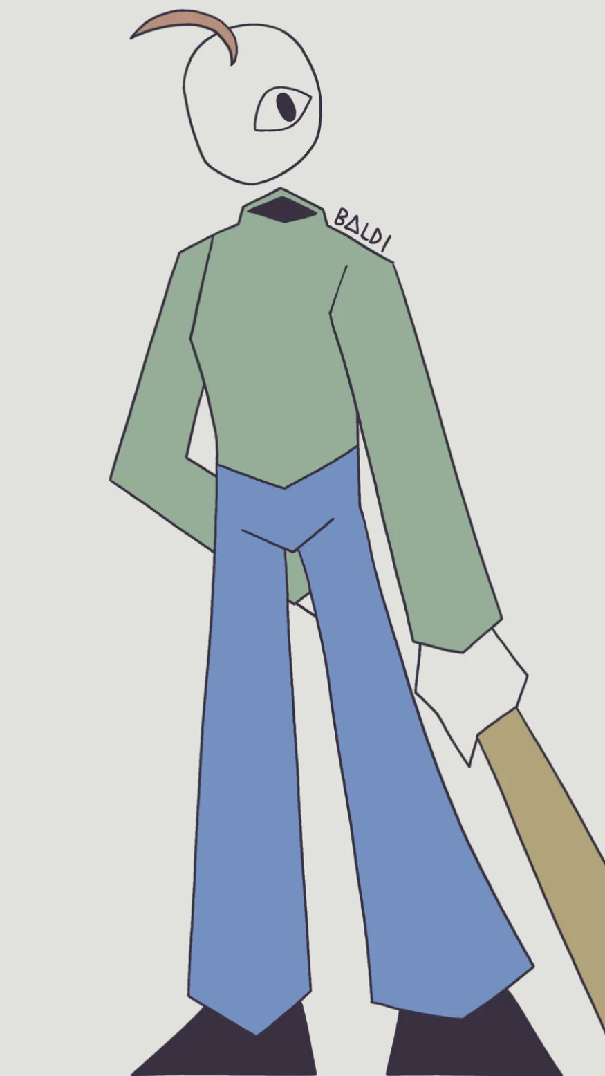 ai character: Baldi - FPE background