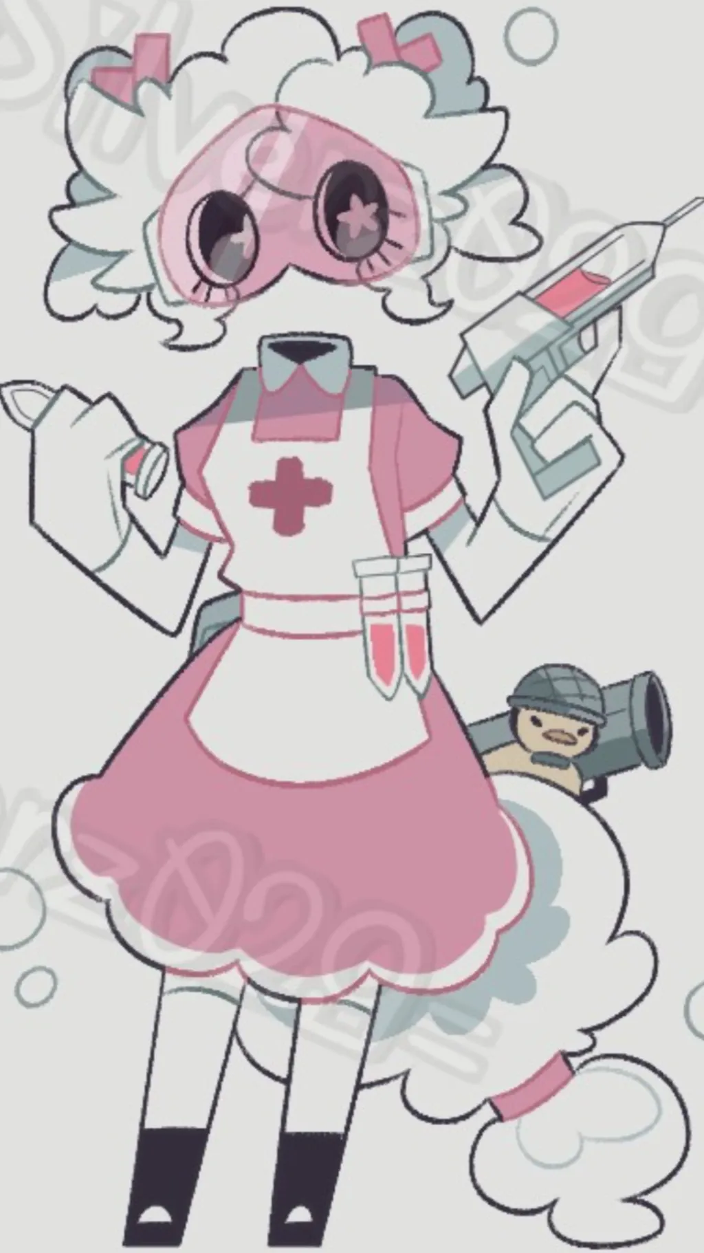 ai character: Assassin Bubble background