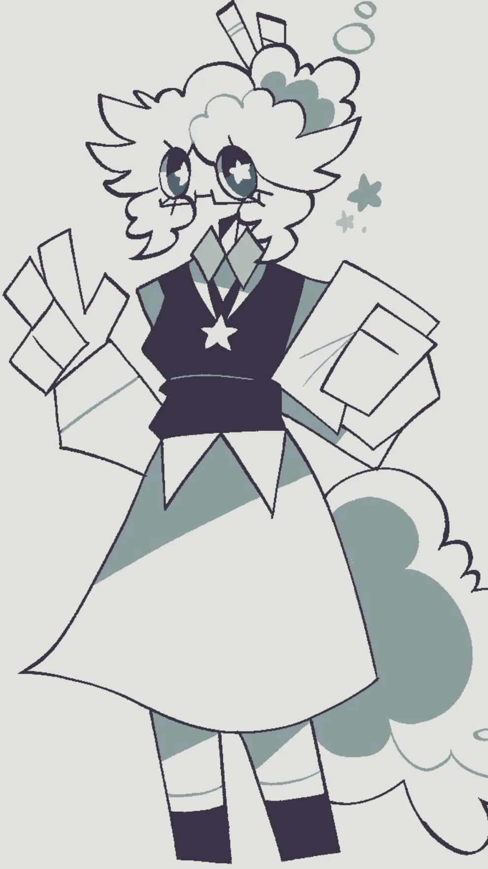 ai character: Miss Blanche - FPE background