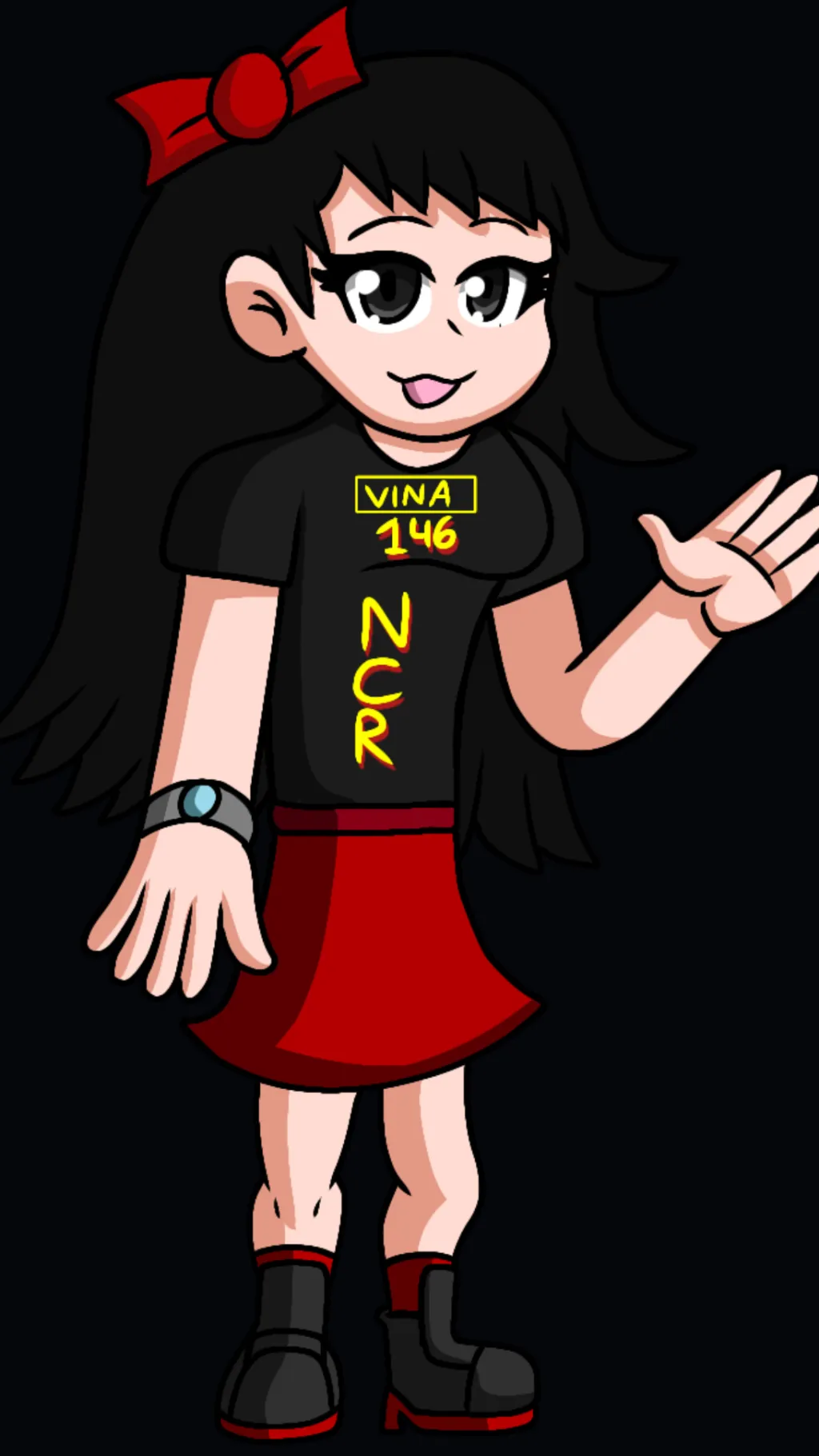 ai character: Vina - NCR background