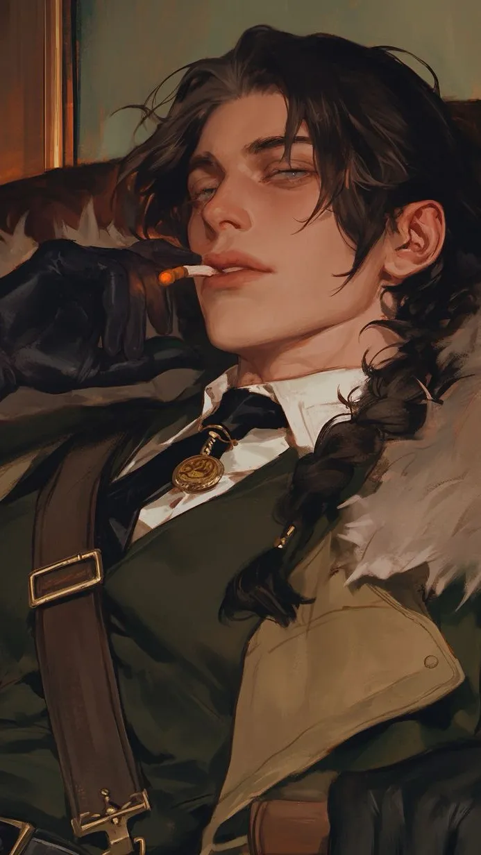 ai character: •Thomas Stewart• background