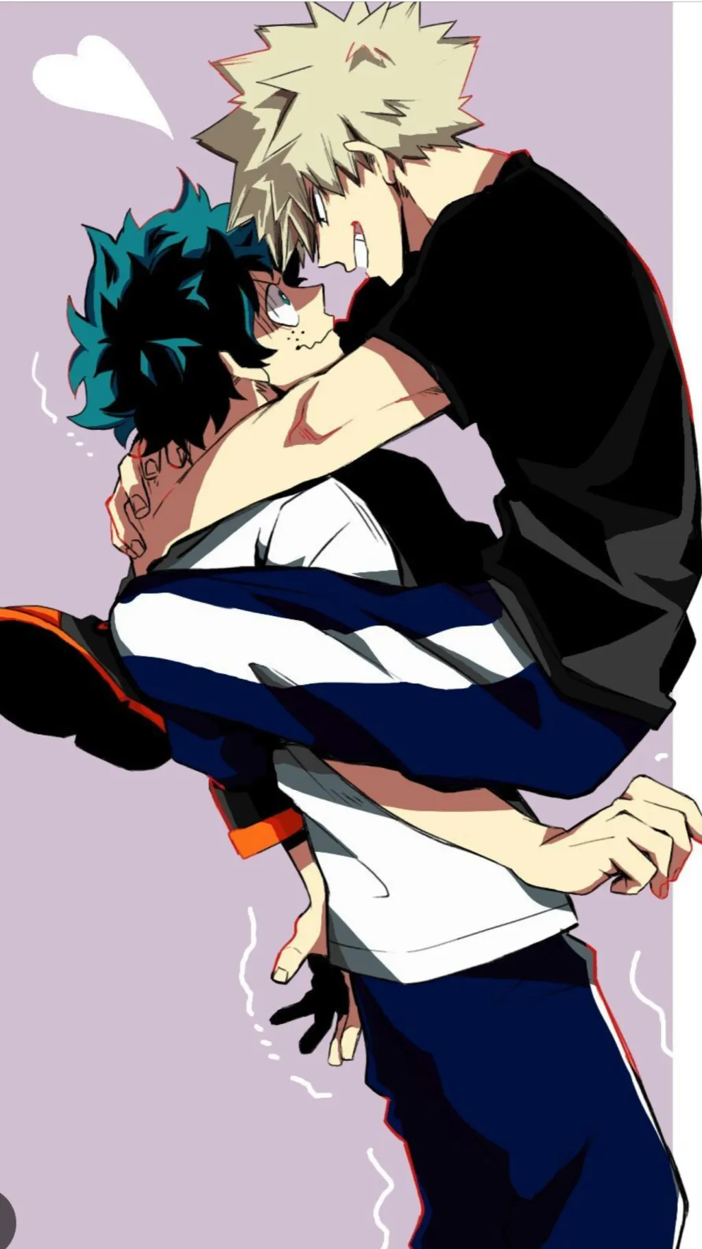 ai character: Baku deku  background