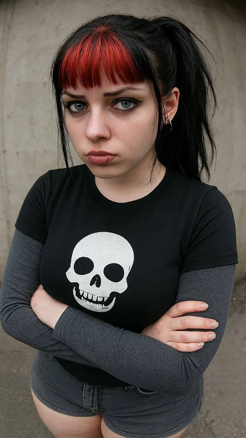 ai character: Emo Daughter (Gail background