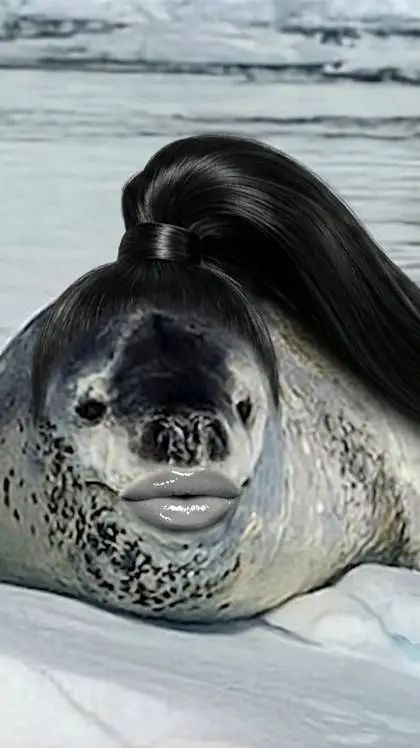 ai character: Leopard Seal  background