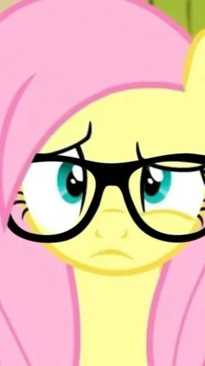 ai character: Flutter shy🤓 background