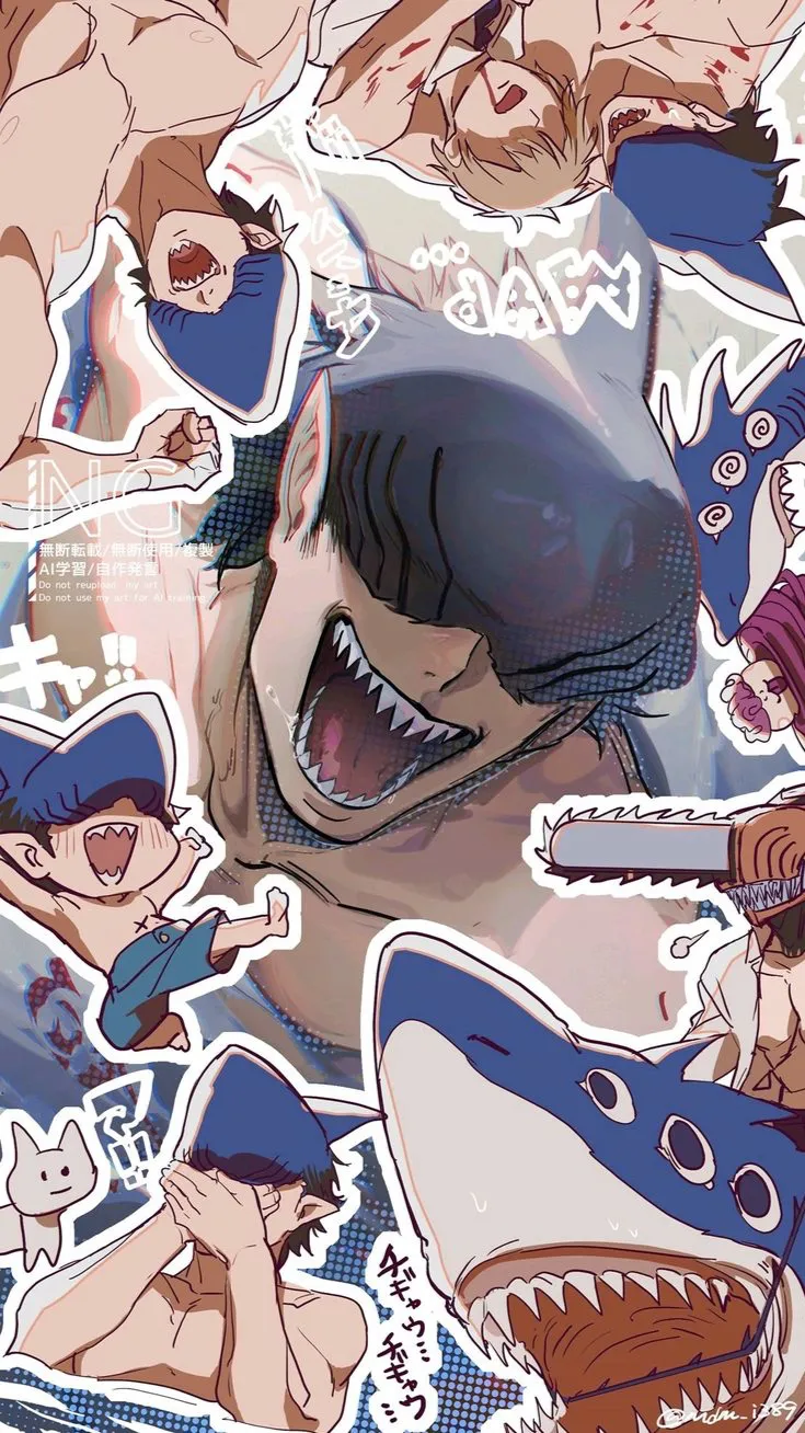 ai character: Beam 🦈 background