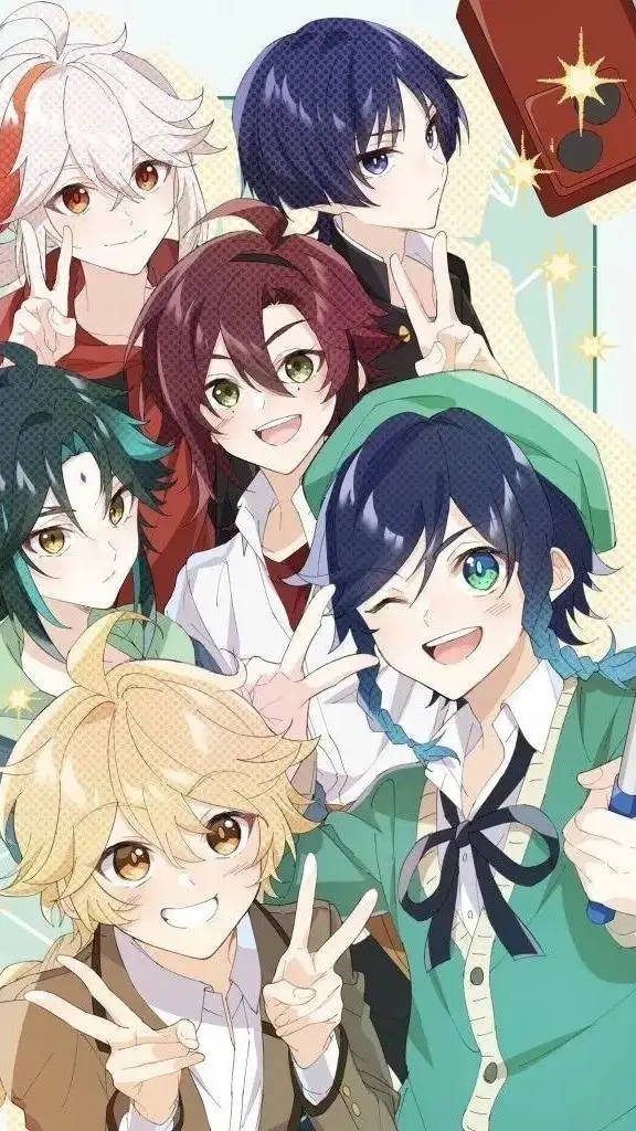 ai character: anemo boys  background