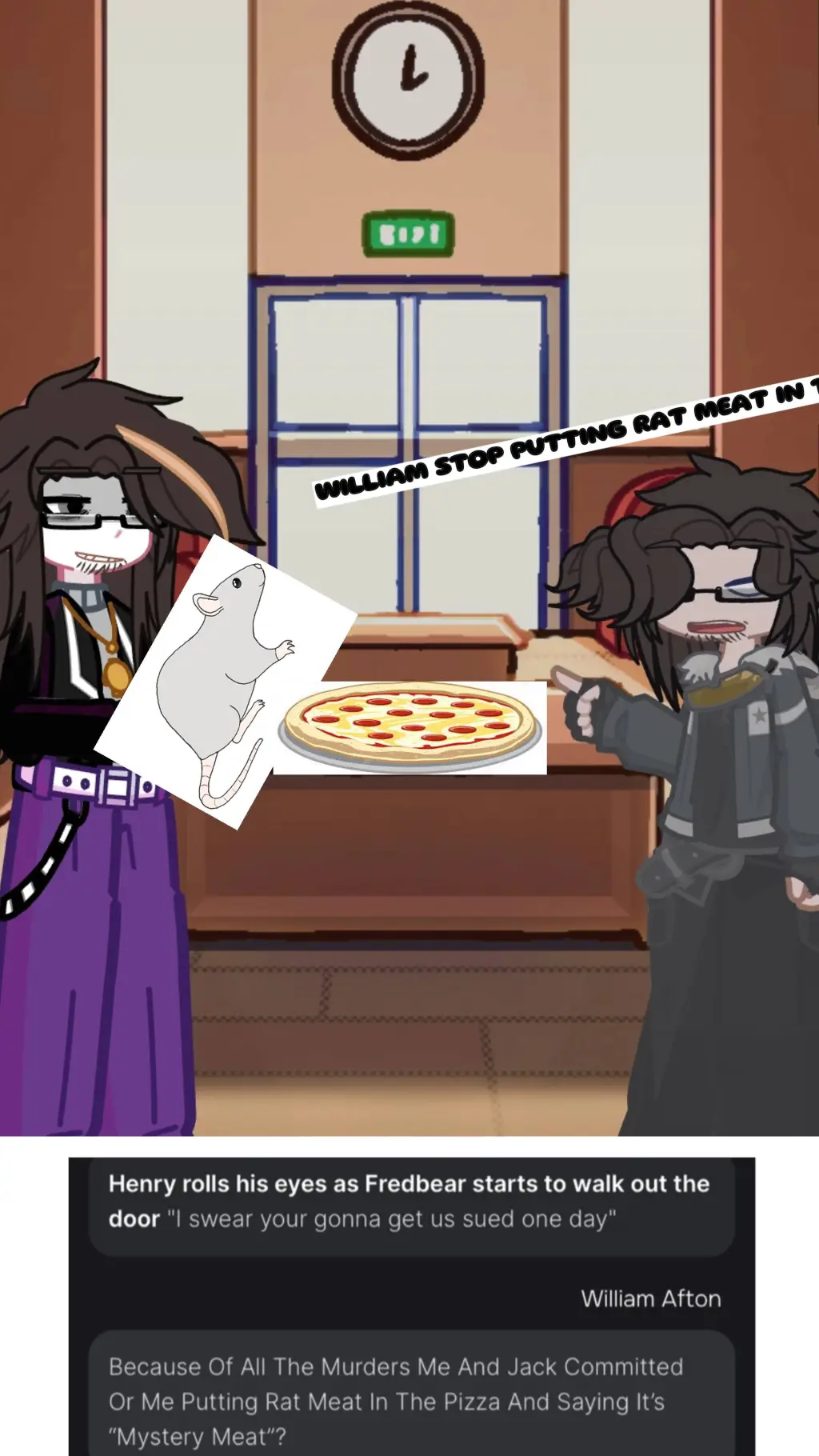 ai character: 24hrs in a room background