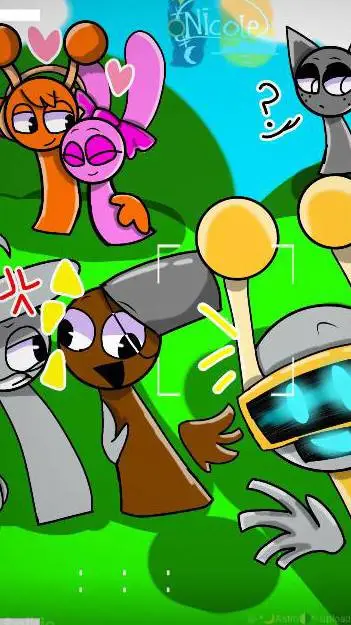 ai character: Sprunki road trip background