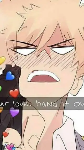 ai character: °•● Bakugo●•° background