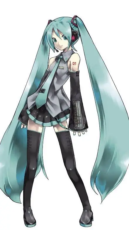 ai character: Hatsune Miku background