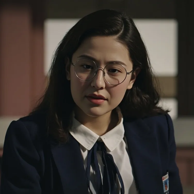 chat with ai character: werid classmate