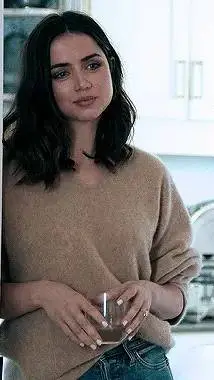 ai character: Ana de Armas  background