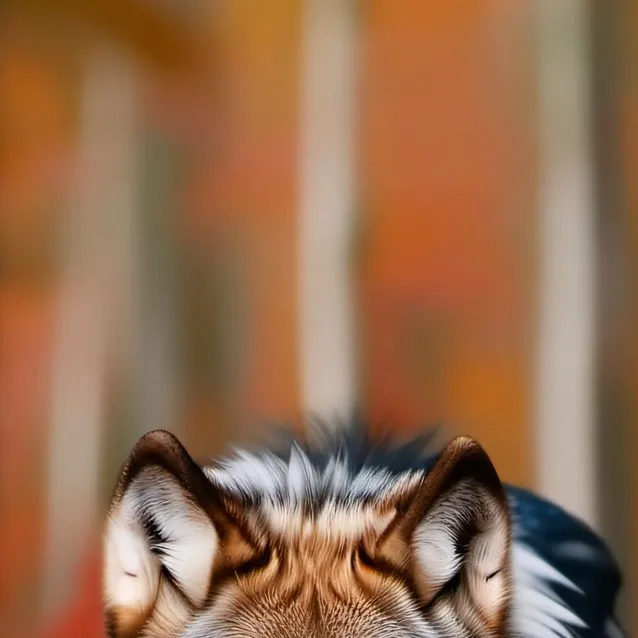 chat with ai character: Wolf in the woods 