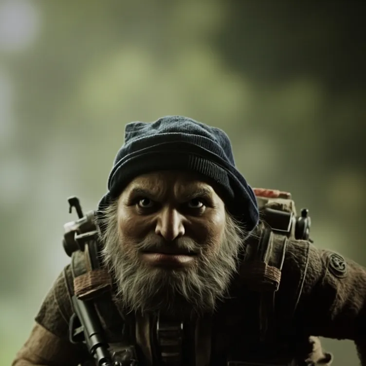 chat with ai character: Army mole man 