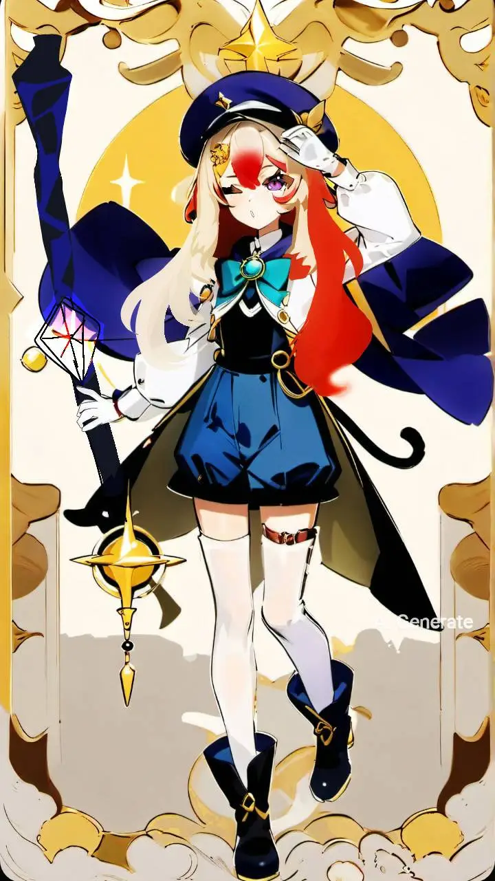 ai character: Noellettie nyauio background