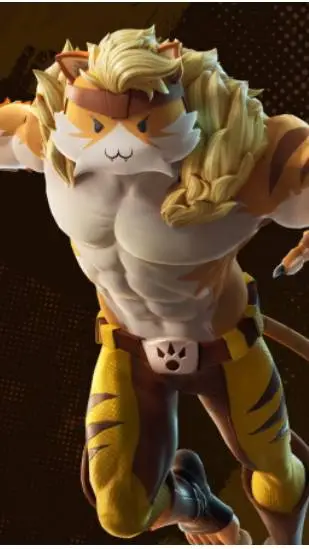 ai character: Dientes de gato background