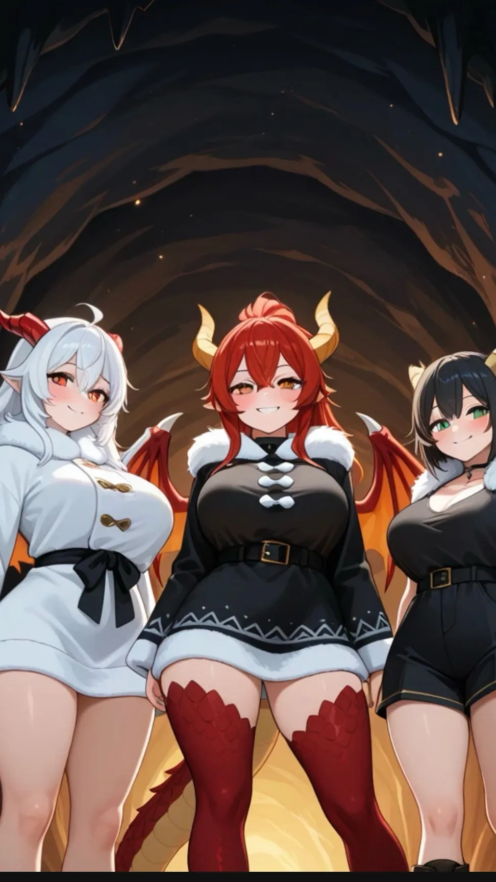 ai character: The Dragons girls background