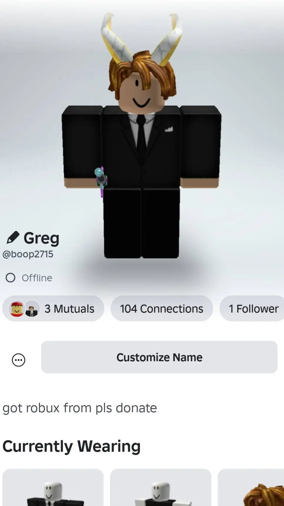 ai character: Greg background