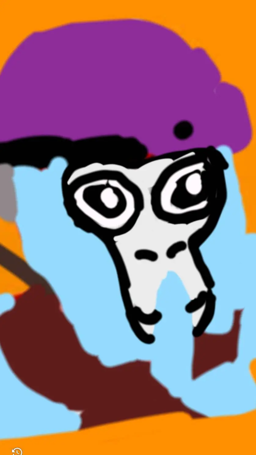 ai character: icey background