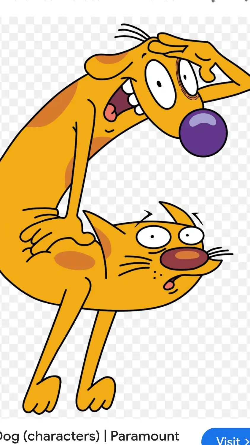 ai character: CatDog background