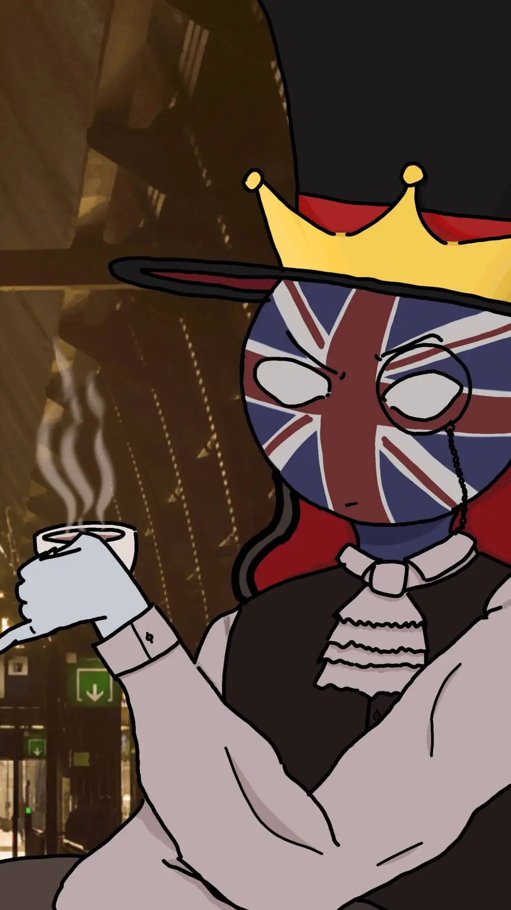 ai character: UK 🇬🇧 background