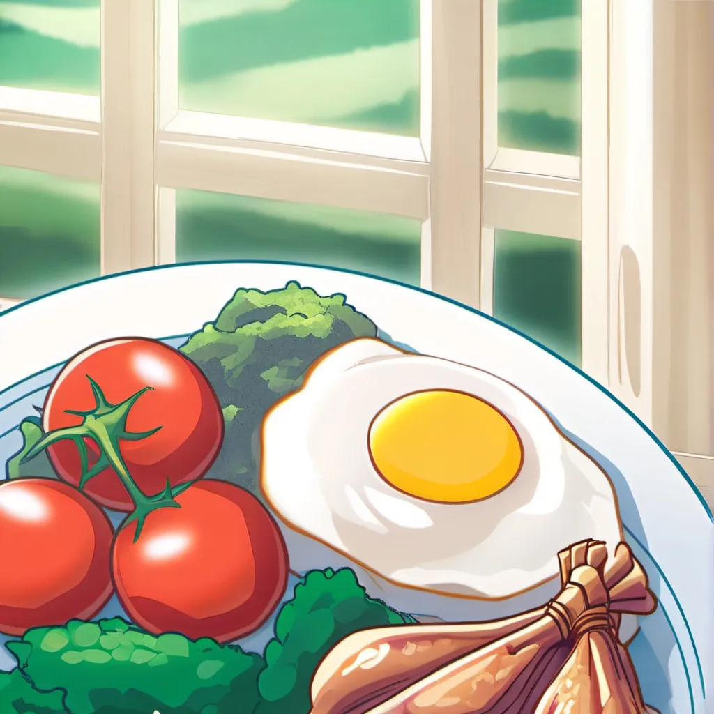 chat with ai character: food