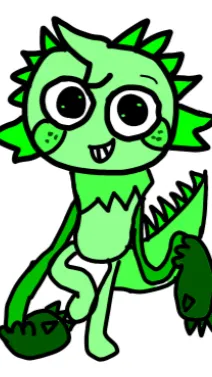 ai character: Dino(my Dw OC) background