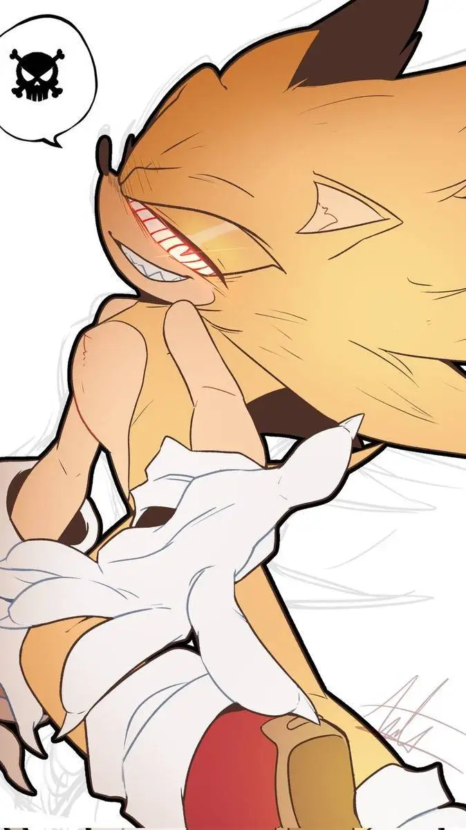 ai character: ♦ Fleetway Sonic ♦ background