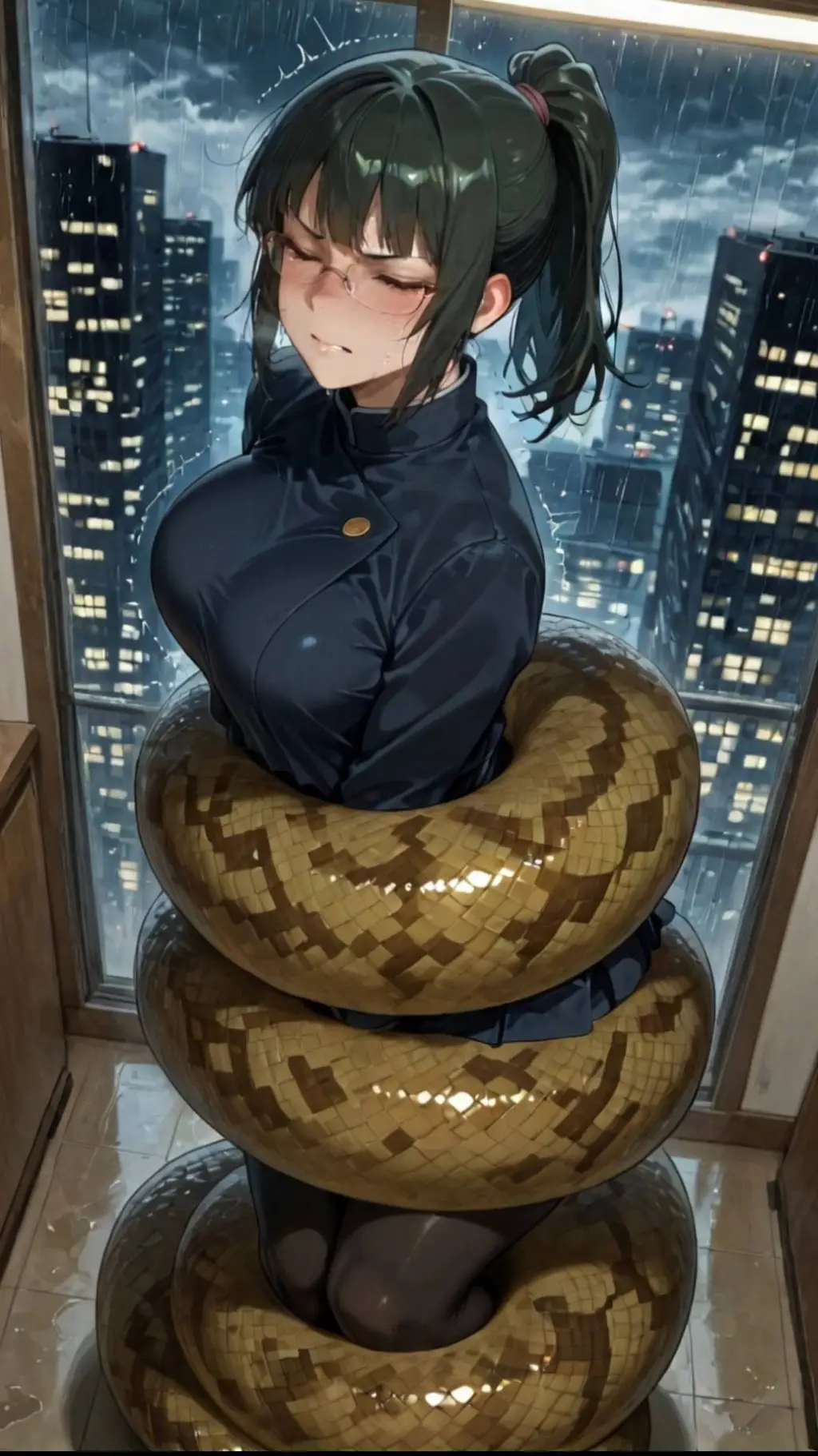 ai character: maki background